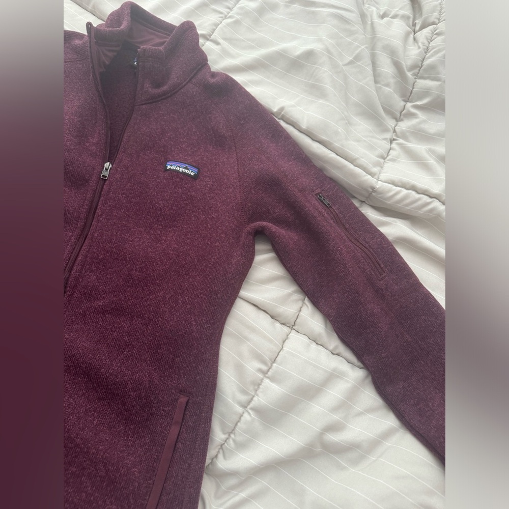Patagonia Women’s Better Sweater Fleece Jacket Zip Up Mauve Berry, Medium